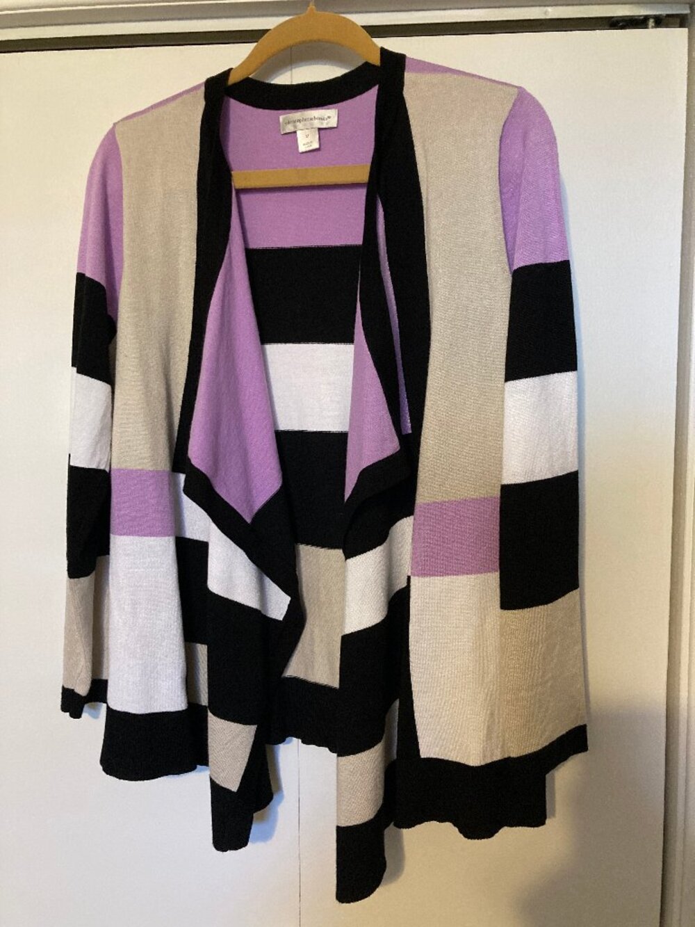 Open Front Cascading Sweater Cardigan